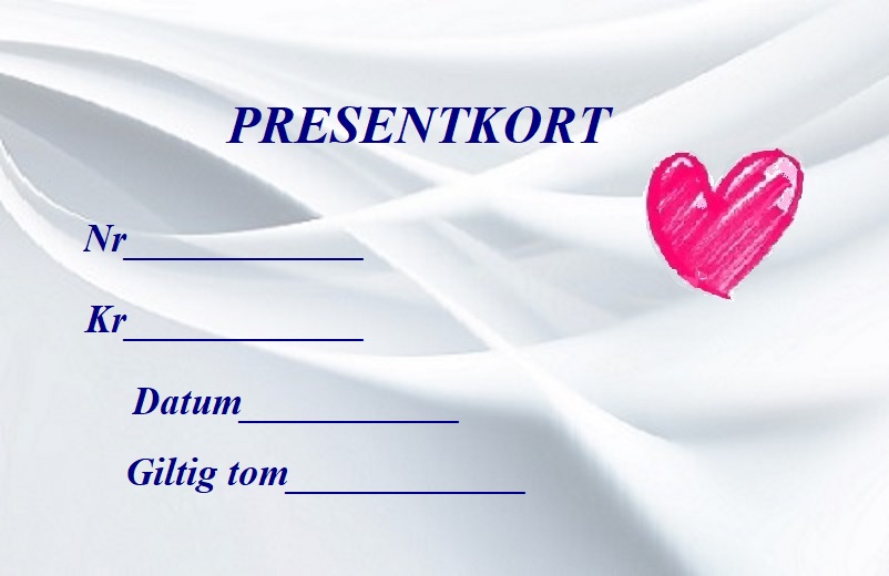 Presentkort backsida